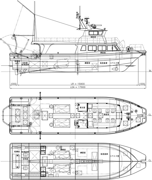 つくばⅡ　一般配置図
